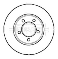 BORG & BECK Тормозной диск BBD4044